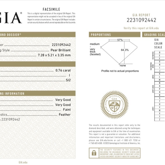 Natural Diamond Toi et Moi Engagement Ring - Picture 7 of 7